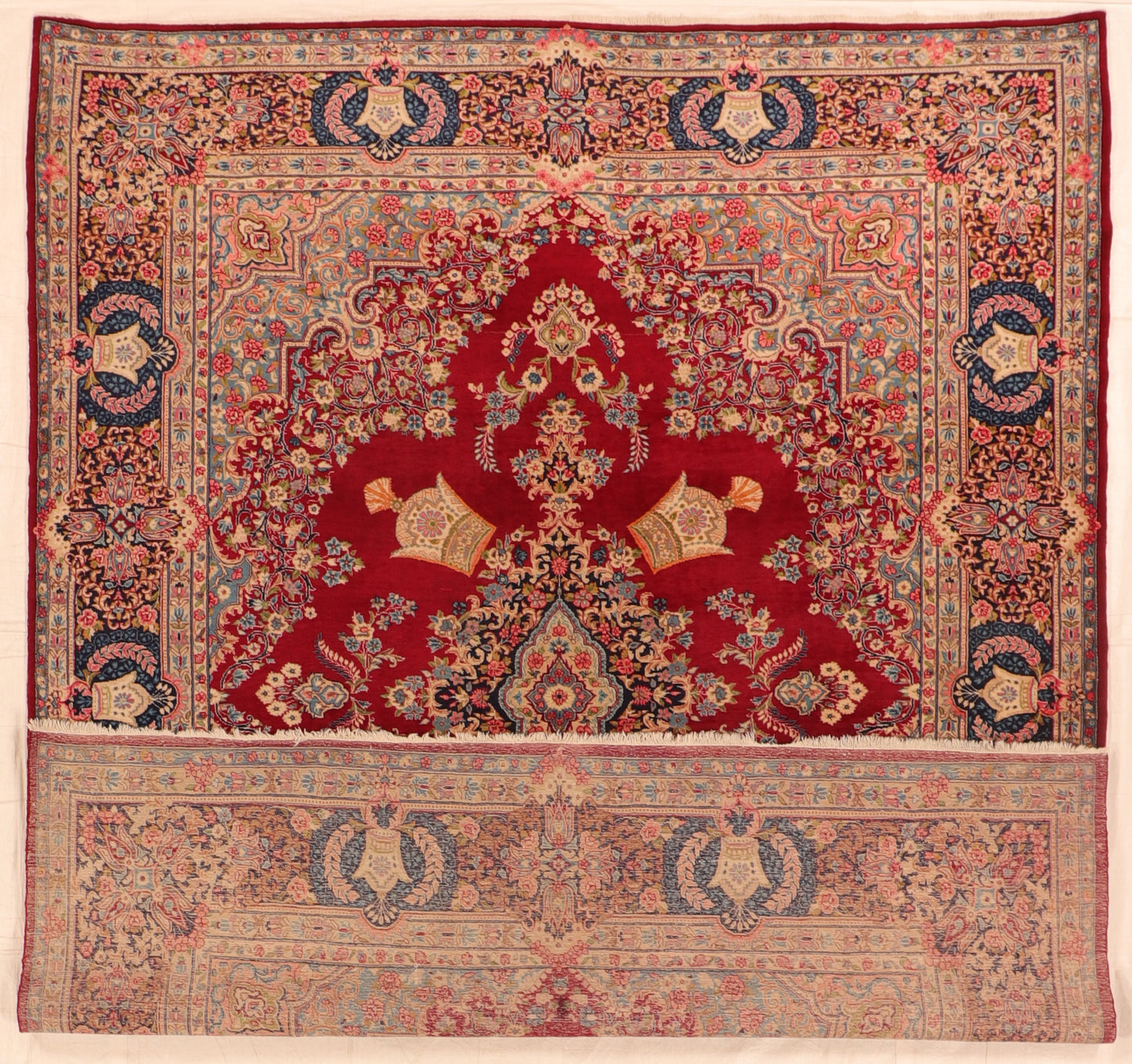 8x10 - Yazd Fine/Wool All Over Rectangle - Hand Knotted Rug