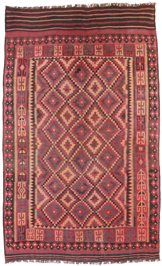 Oversized - Kilim Fine/Wool All Over Rectangle - Hand Knotted Rug