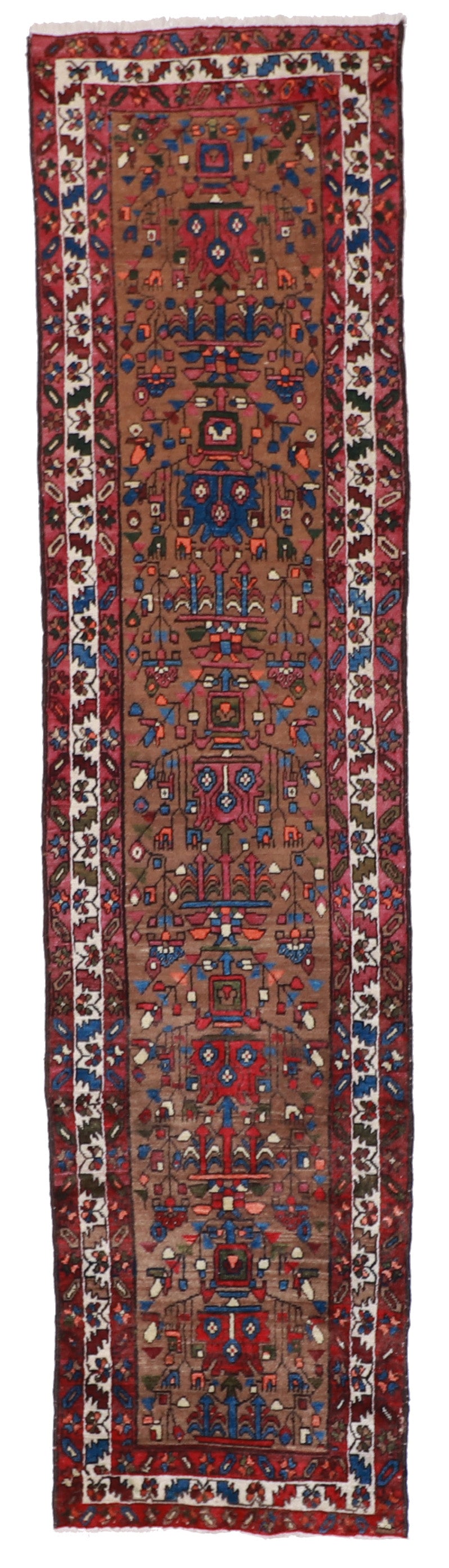 Runner - Azarie S.Antique/Wool All Over Rectangle - Hand Knotted Rug