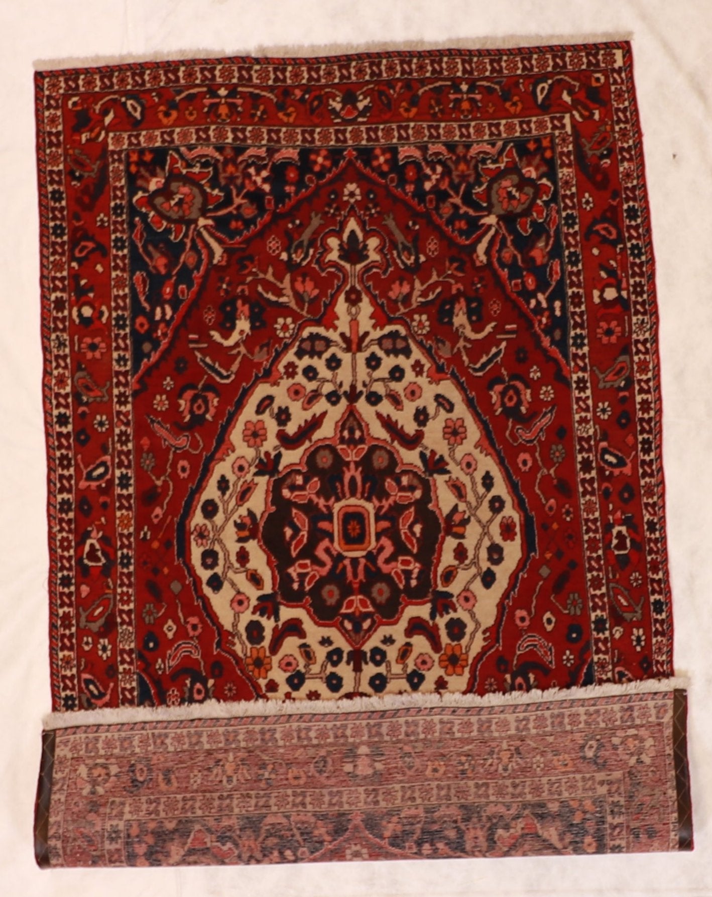 6x9 - Bakhtiarie S.Antique/Wool All Over Rectangle - Hand Knotted Rug