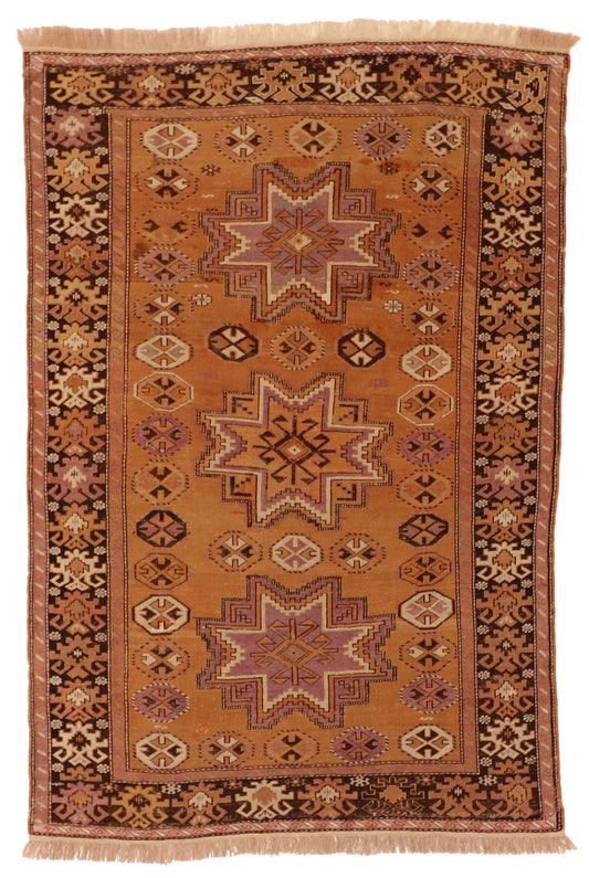 5x7 - Kazak S.Antique/Wool All Over Rectangle - Hand Knotted Rug