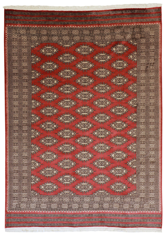 6x9 - Bokhara Wool All Over Rectangle - Hand Knotted Rug