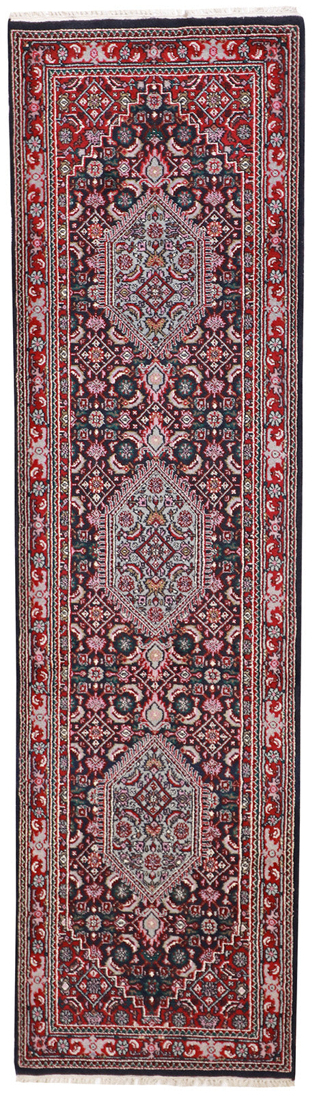 Runner - Bijar Fine All Over Rectangle - Hand Knotted Rug