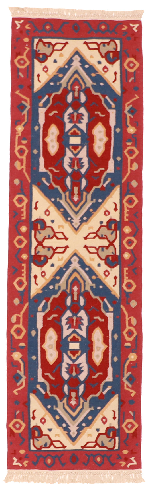 Runner - Kilim Wool All Over Rectangle - Hand Knotted Rug