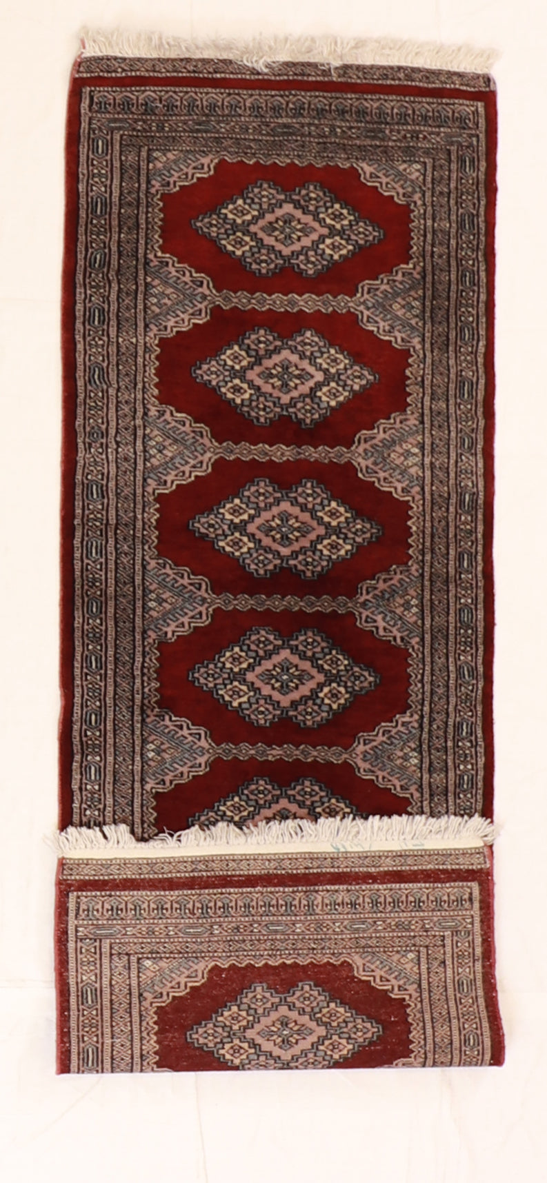 Runner - Kashan Fine All Over Rectangle - Hand Knotted Rug