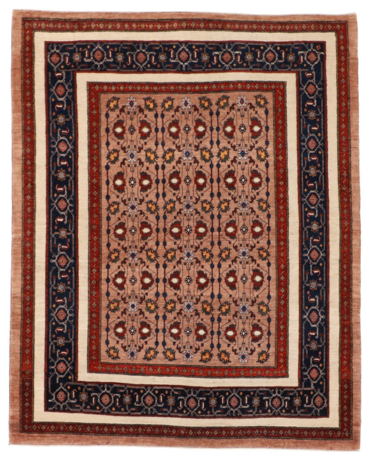 5x7 - Lori Baft Fine/Wool All Over Rectangle - Hand Knotted Rug