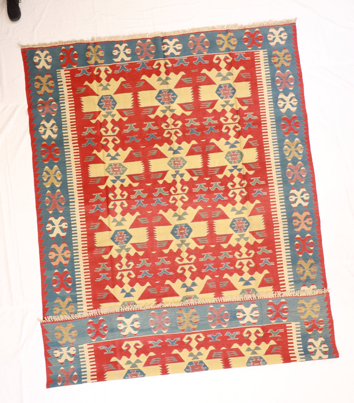 9x12 - Kilim Fine/Wool All Over Rectangle - Hand Knotted Rug