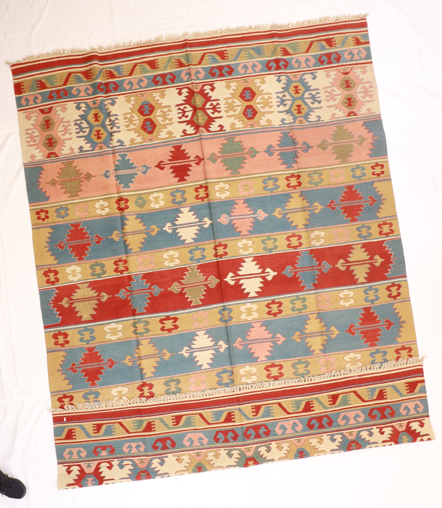 9x12 - Kilim Fine/Wool All Over Rectangle - Hand Knotted Rug