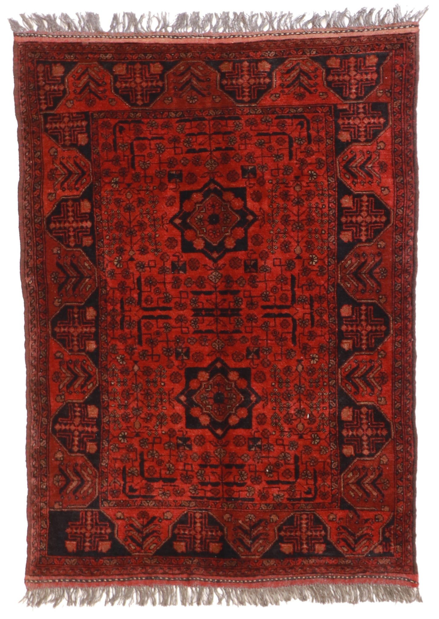 3x5 - Khan Mohamadie Fine All Over Rectangle - Hand Knotted Rug