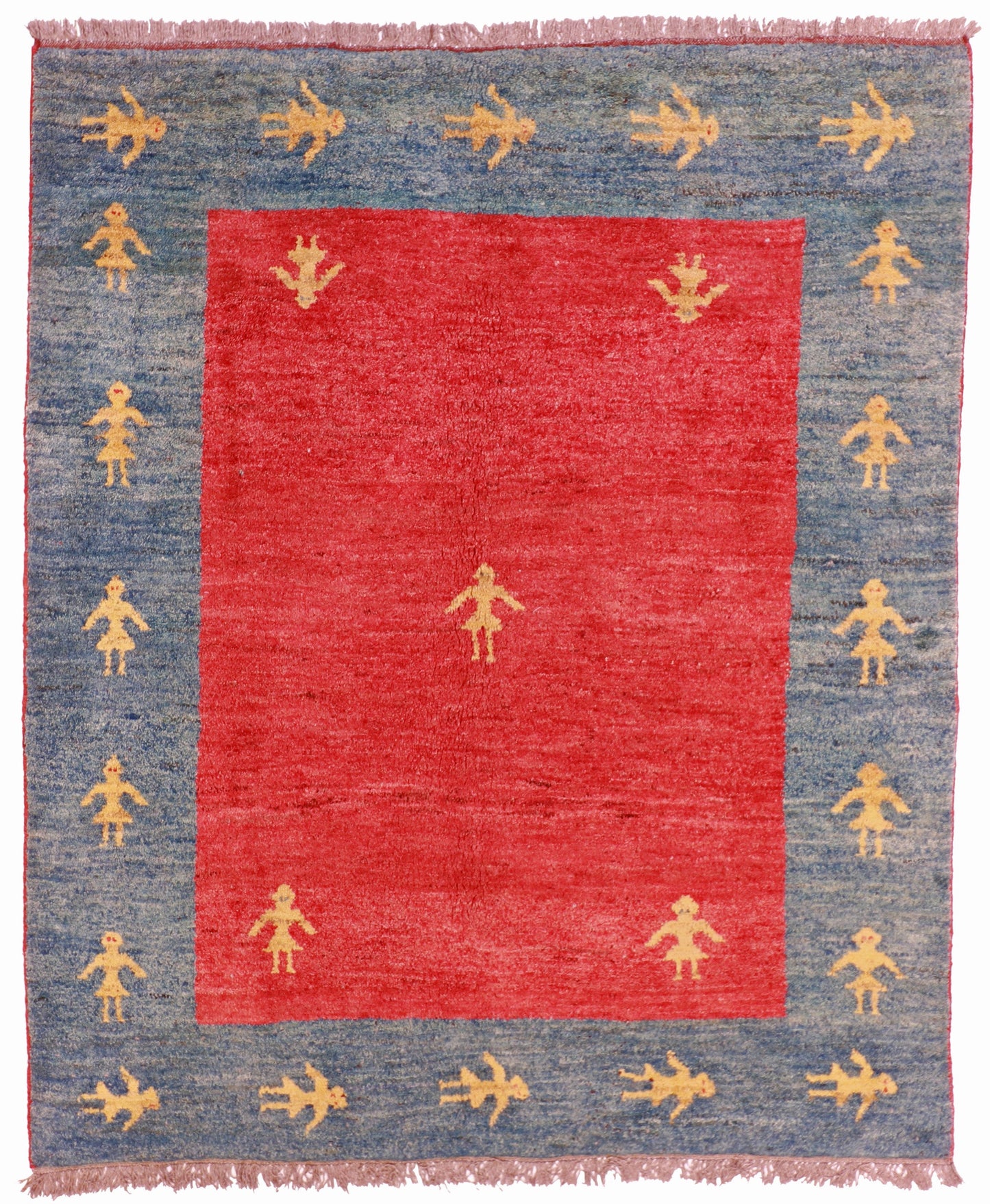 6x9 - Gabbeh Fine/Wool All Over Rectangle - Hand Knotted Rug