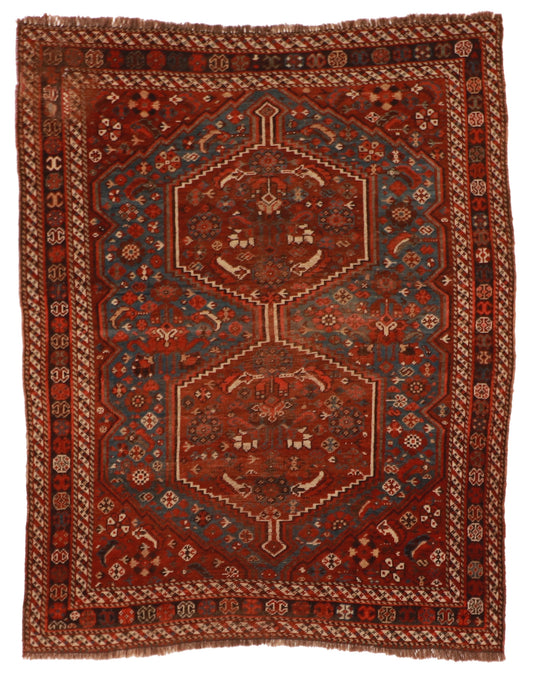 3x5 - Gashgai Fine/Wool All Over Rectangle - Hand Knotted Rug