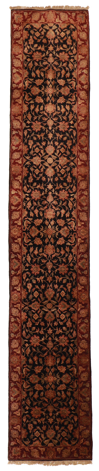 Runner - Tabriz Fine/Wool All Over Rectangle - Hand Knotted Rug