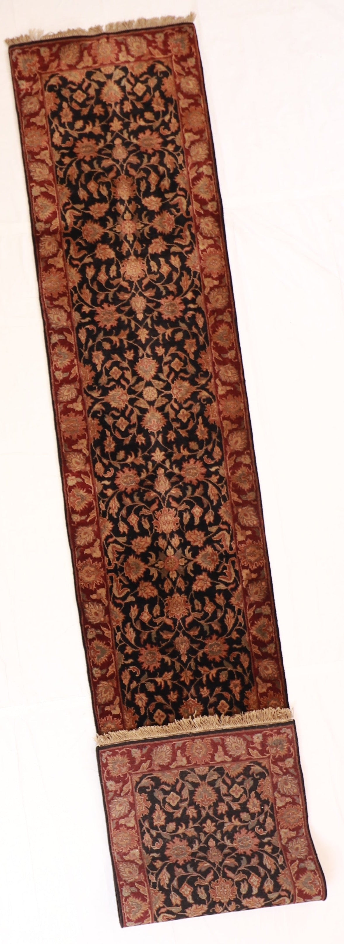 Runner - Tabriz Fine/Wool All Over Rectangle - Hand Knotted Rug