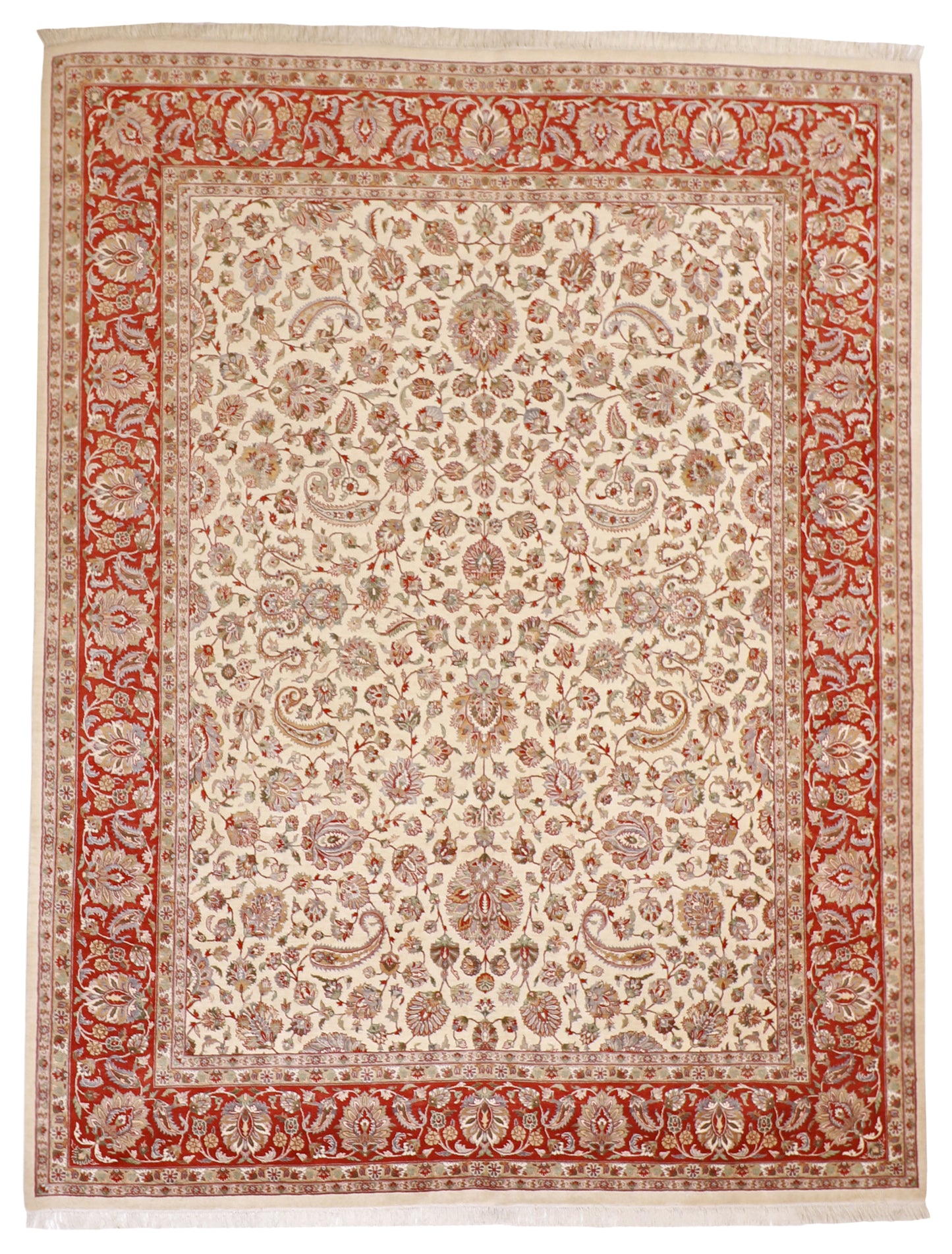 8x10 - Sh Abbas Wool All Over Rectangle - Hand Knotted Rug