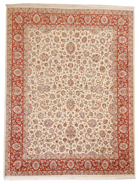 8x10 - Sh Abbas Wool All Over Rectangle - Hand Knotted Rug