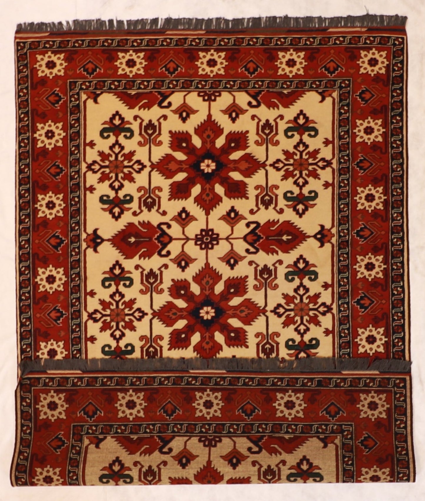 6x9 - Gashgai Fine/Wool All Over Rectangle - Hand Knotted Rug