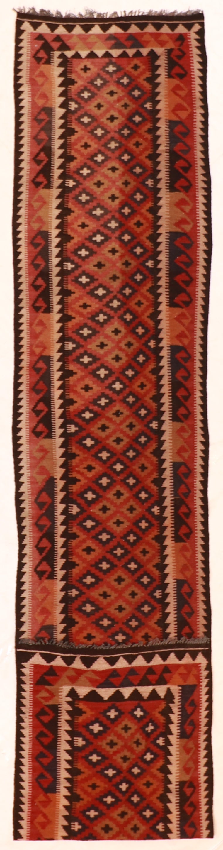 Runner - Kilim Fine/Wool All Over Rectangle - Hand Knotted Rug