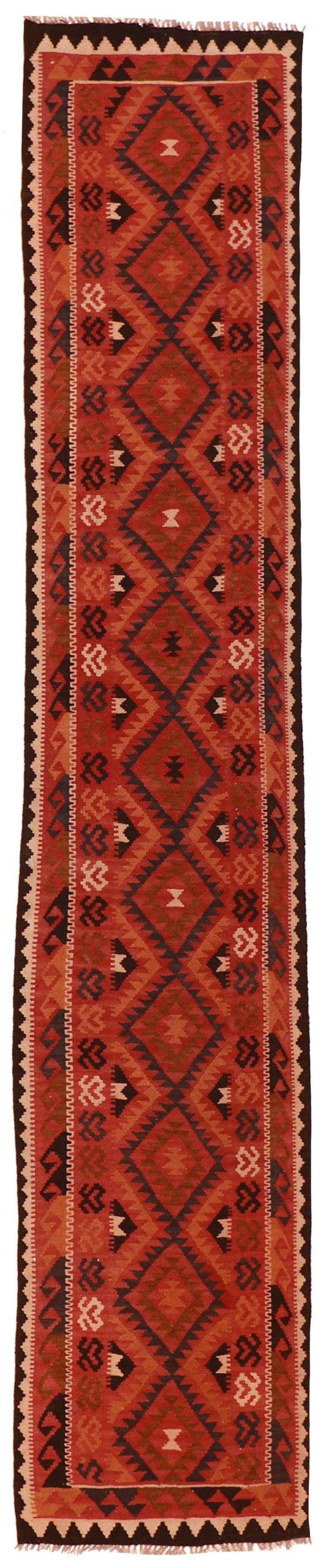 Runner - Kilim Fine/Wool All Over Rectangle - Hand Knotted Rug