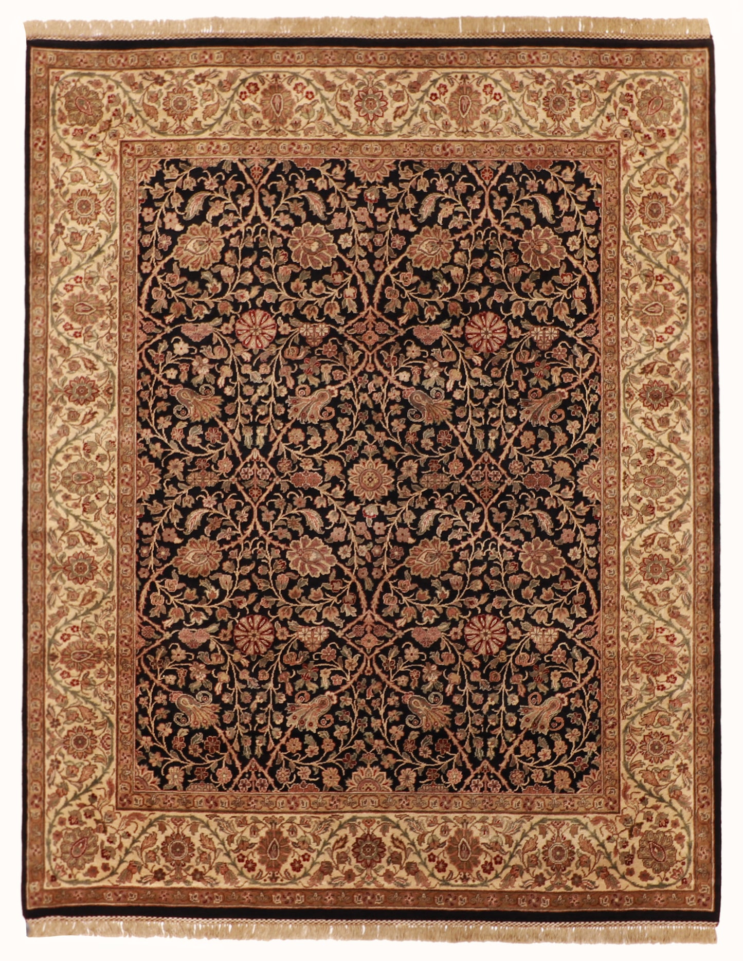 8x10 - Sh Abbas Wool All Over Rectangle - Hand Knotted Rug