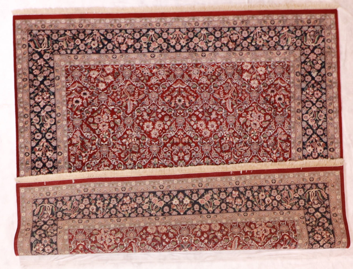 Square - Tabriz Fine All Over - Hand Knotted Rug