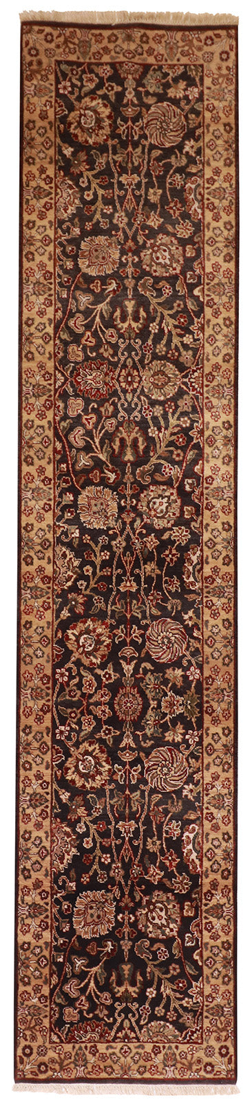 Runner - Tabriz Fine All Over Rectangle - Hand Knotted Rug