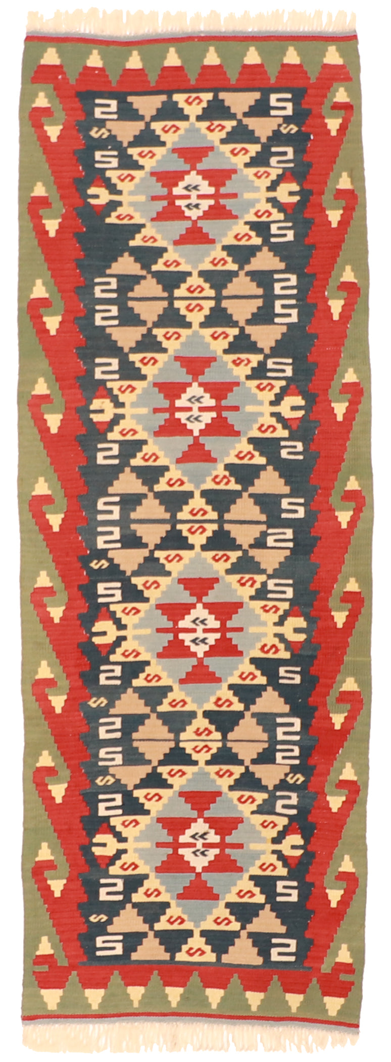 8x10 - Kilim Fine/Wool All Over Rectangle - Hand Knotted Rug