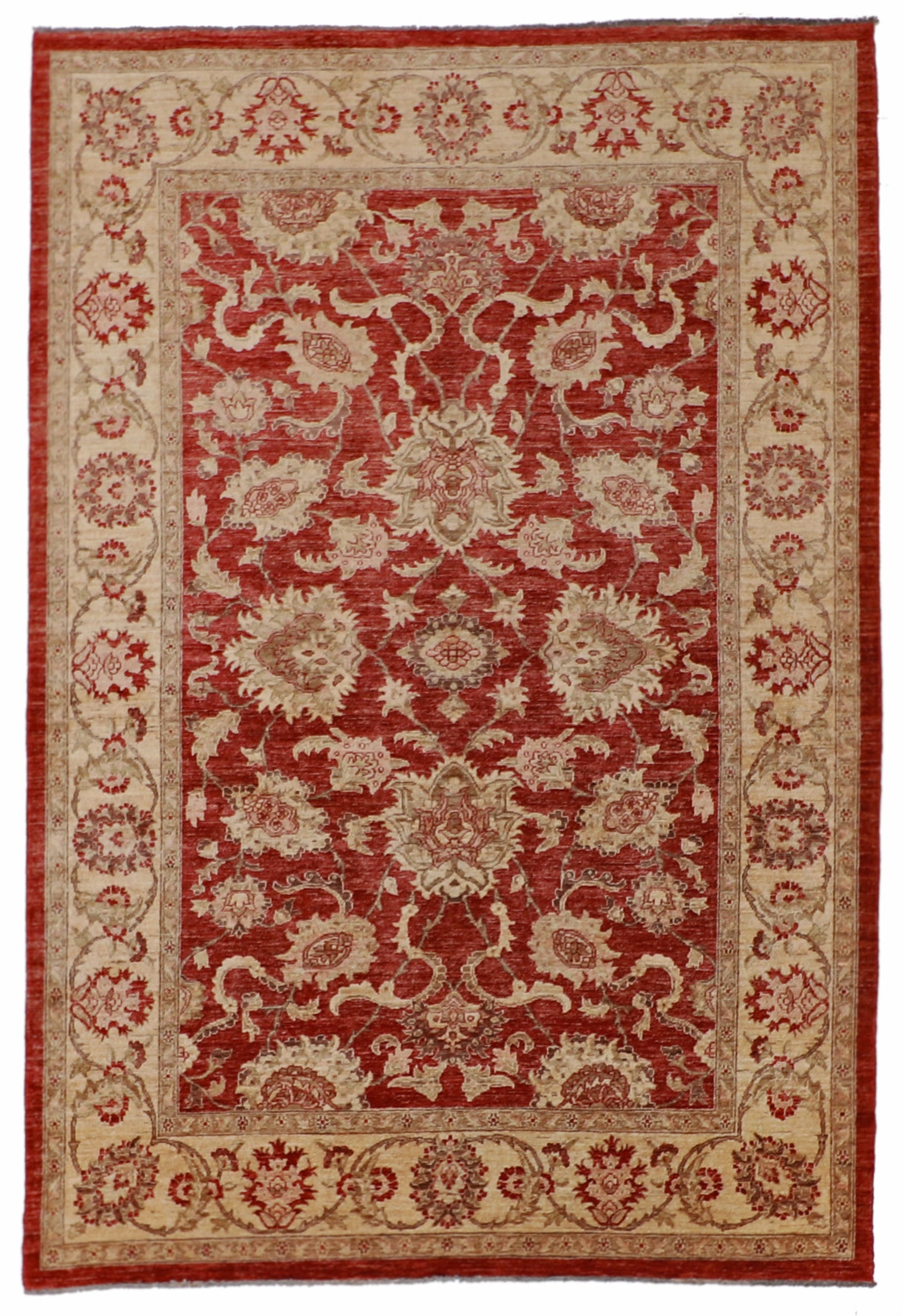 6x9 - Frahan Wool All Over Rectangle - Hand Knotted Rug