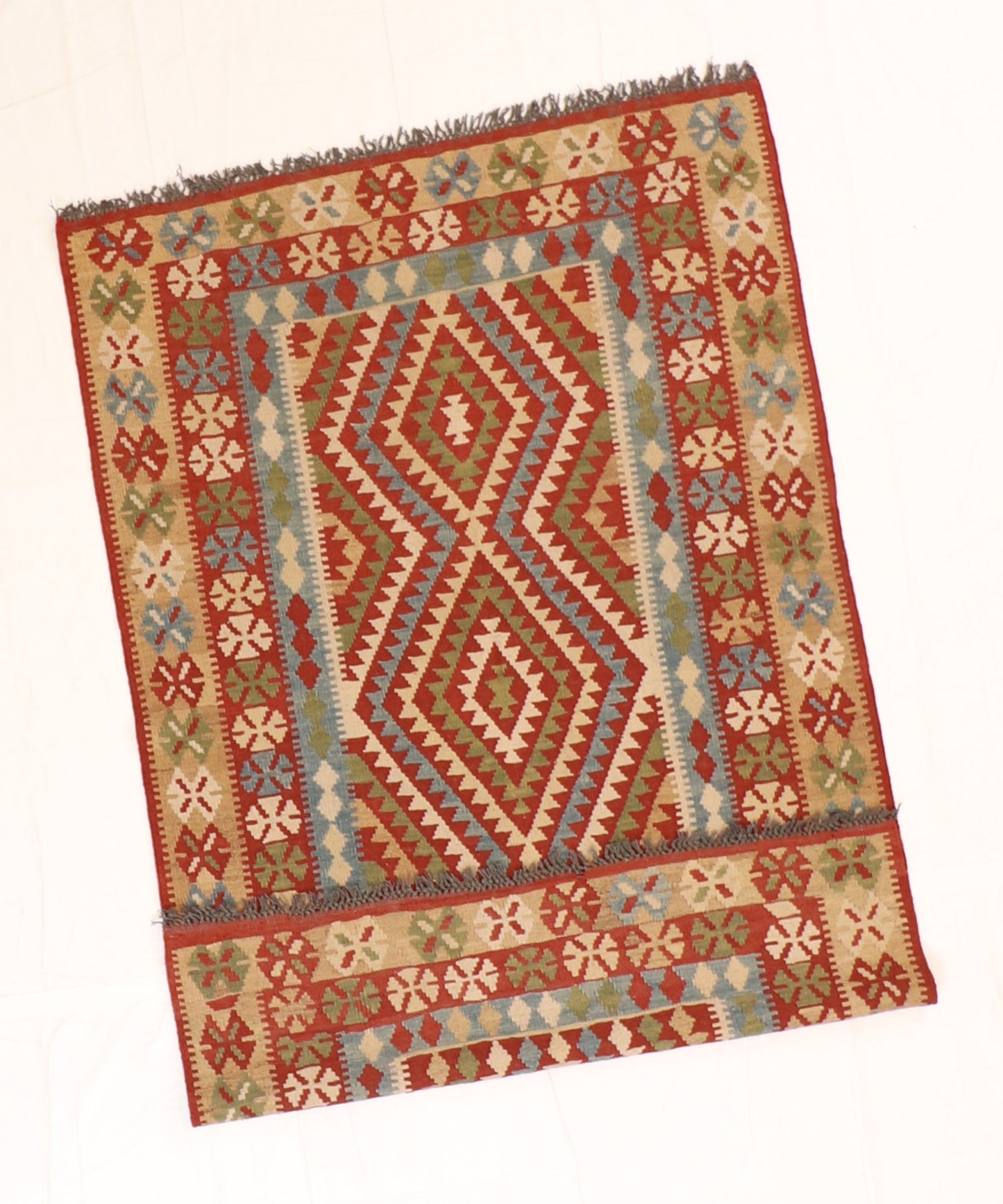 4x6 - Kilim Fine/Wool All Over Rectangle - Hand Knotted Rug