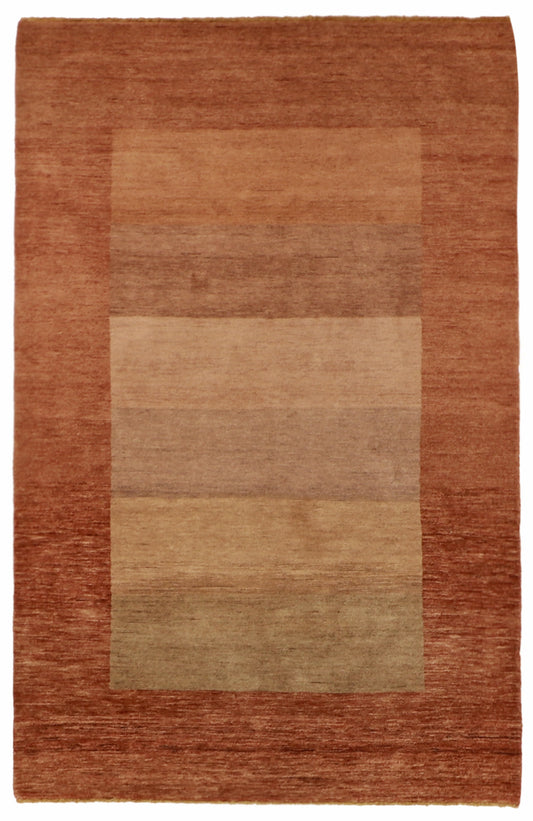 6x9 - Modern Fine All Over Rectangle - Hand Knotted Rug