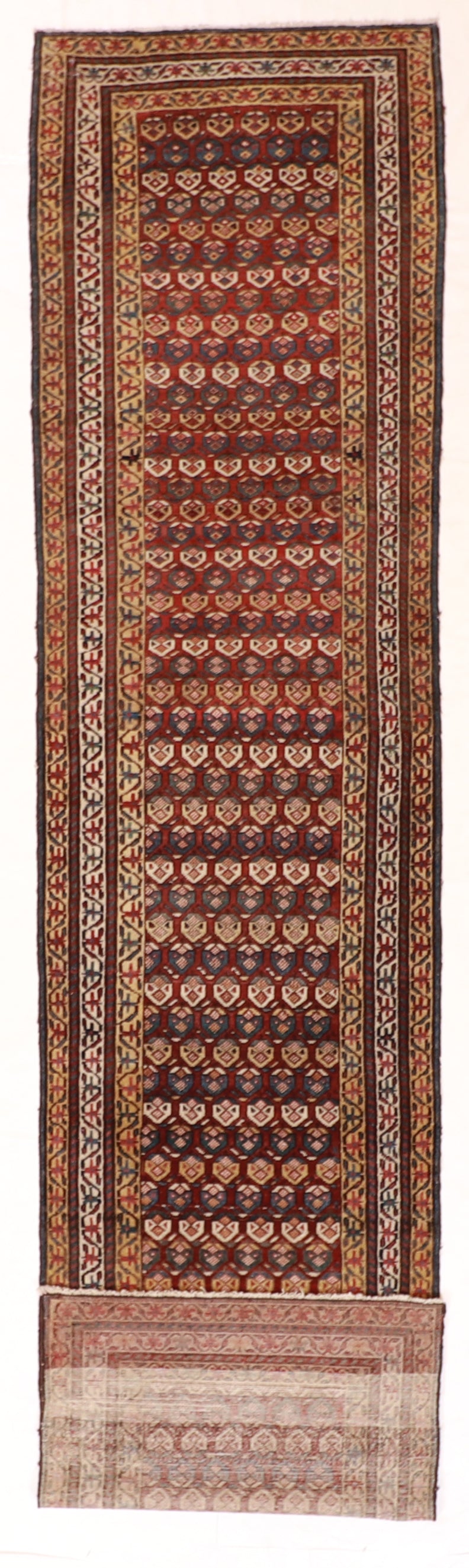 Runner - Malayer Antique/Wool All Over Rectangle - Hand Knotted Rug