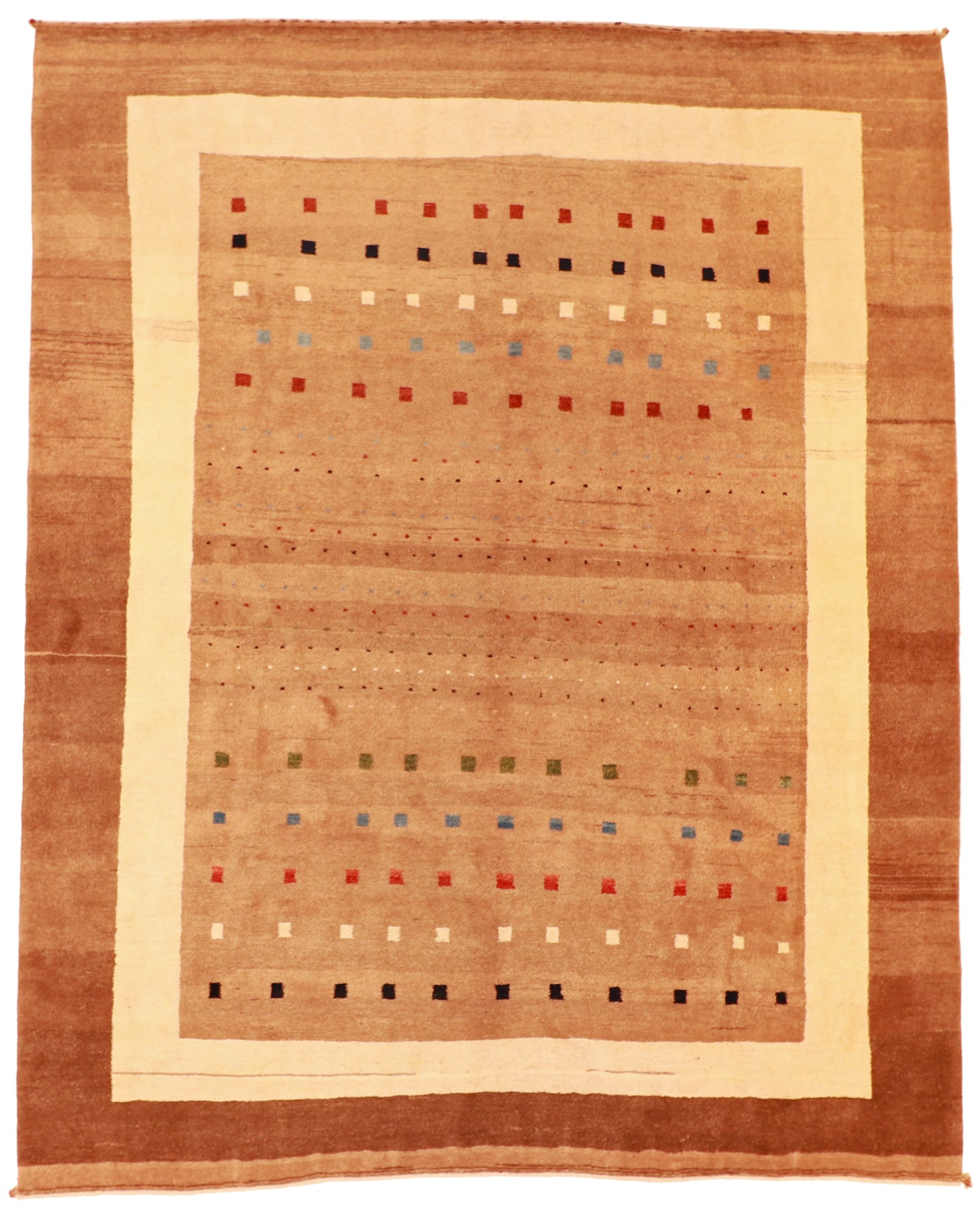 9x12 - Gabbeh Fine All Over Rectangle - Hand Knotted Rug