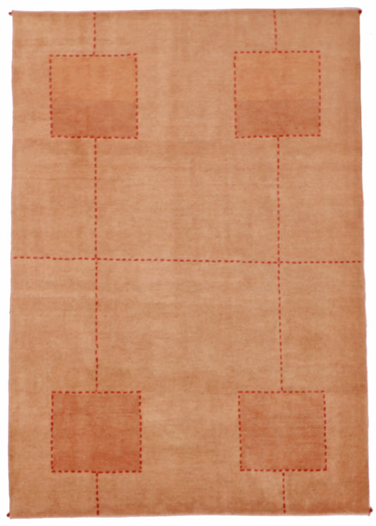 7x10 - Gabbeh Wool All Over Rectangle - Hand Knotted Rug