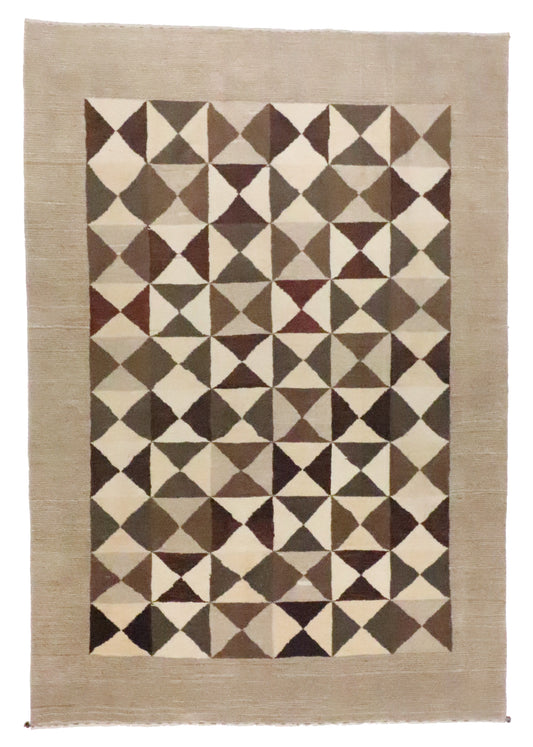 7x10 - Gabbeh Fine/Wool All Over Rectangle - Hand Knotted Rug