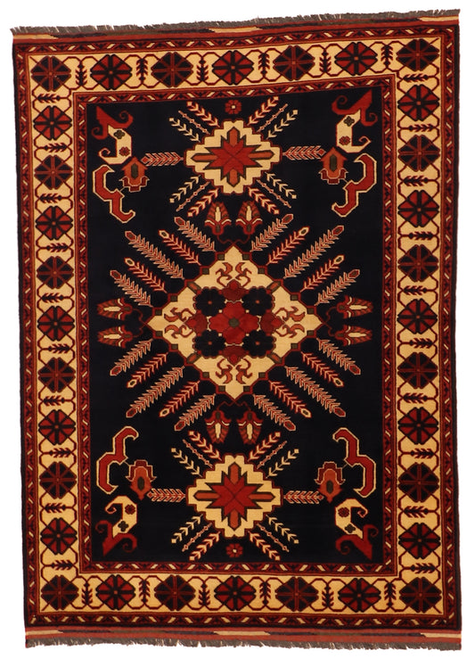 5x7 - Sarab Fine All Over Rectangle - Hand Knotted Rug