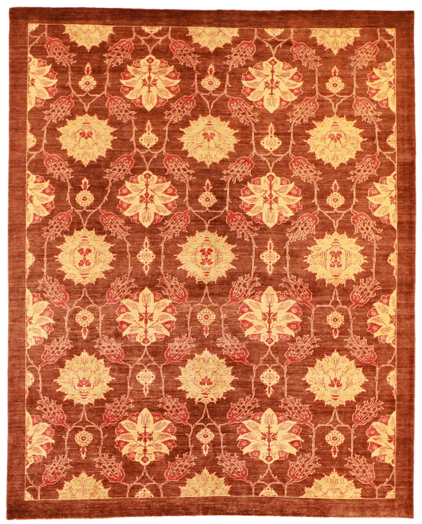 9x12 - Sh Abbas Fine All Over Rectangle - Hand Knotted Rug