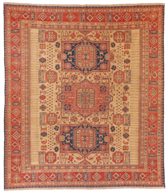 8x10 - Baluch Fine/Wool All Over Rectangle - Hand Knotted Rug