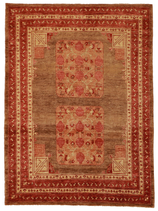 6x9 - Sharzad Fine All Over Square - Hand Knotted Rug