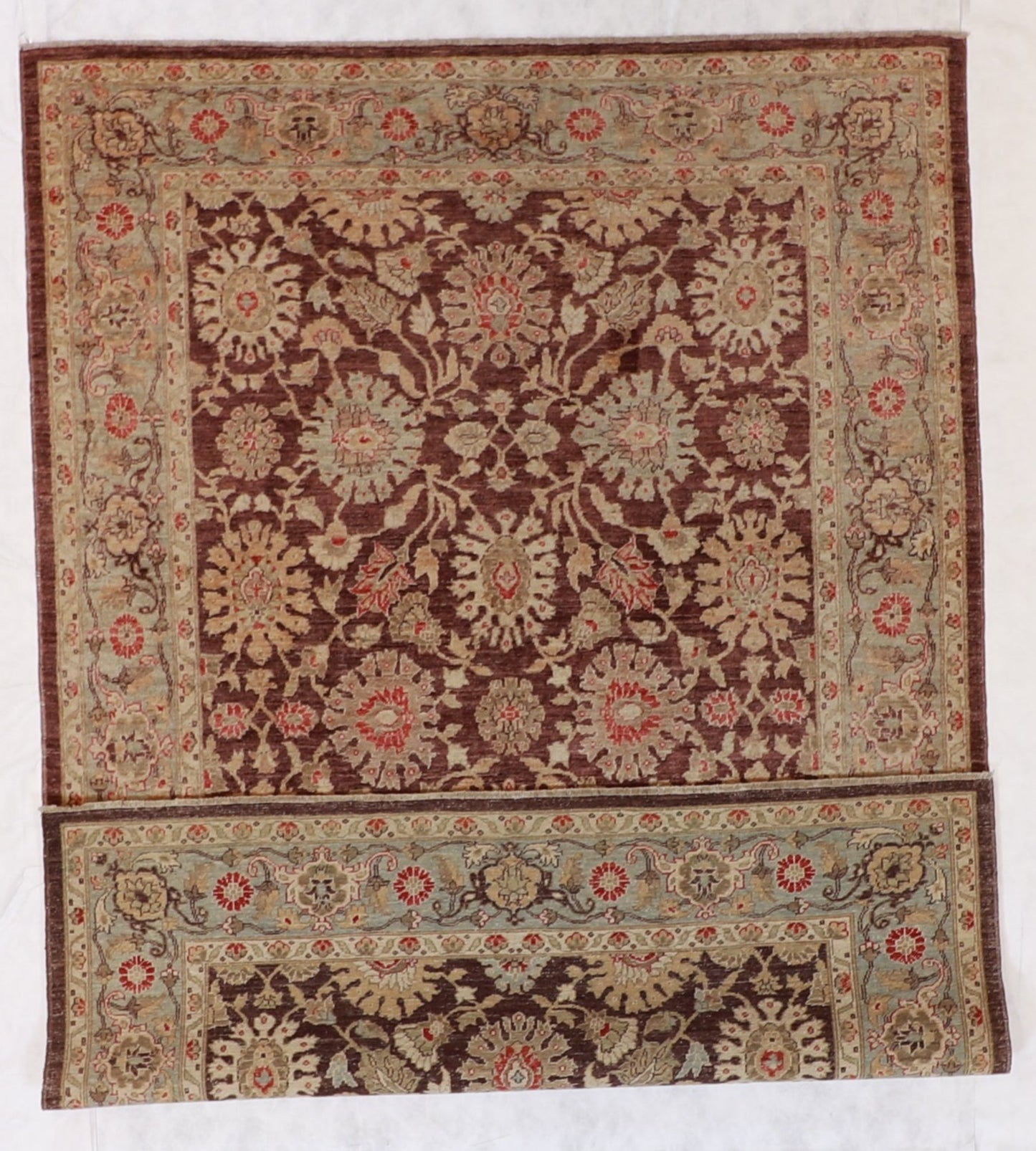 6x9 - Yazd Fine/Wool All Over Rectangle - Hand Knotted Rug