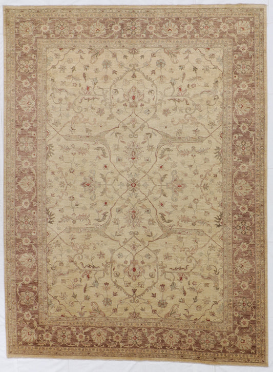 9x12 - Nezam Fine/Wool All Over Rectangle - Hand Knotted Rug