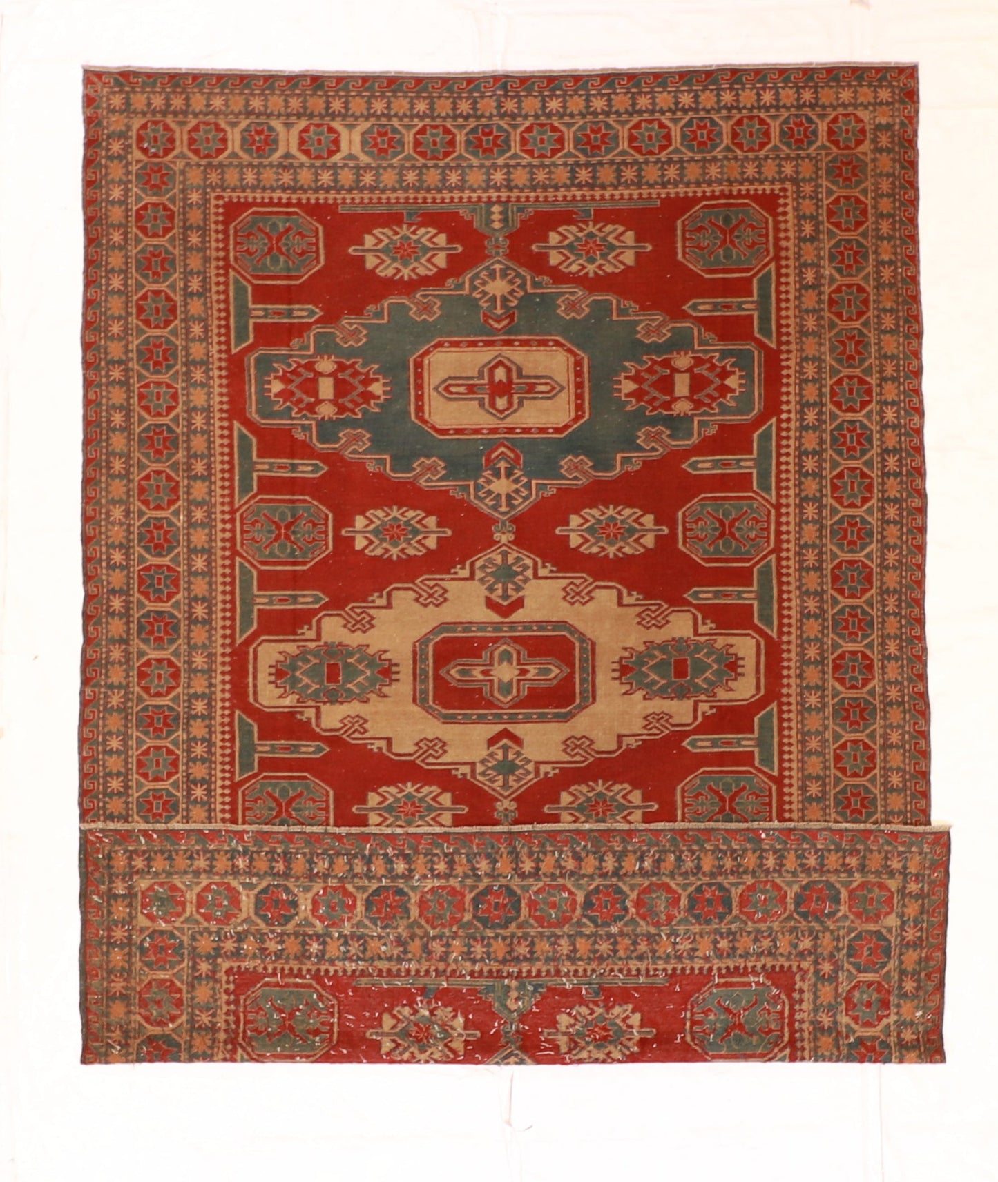 7x10 - Soumak Fine/Wool All Over Rectangle - Hand Knotted Rug