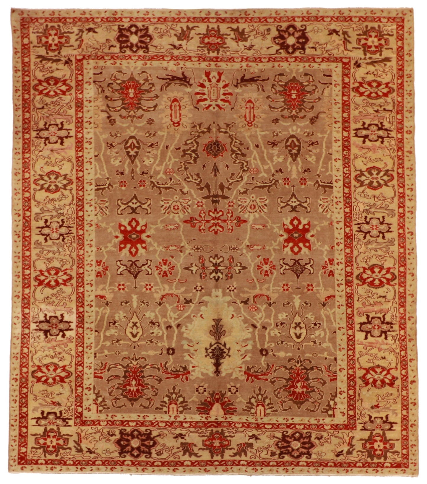 8x10 - Oushak Fine All Over Rectangle - Hand Knotted Rug