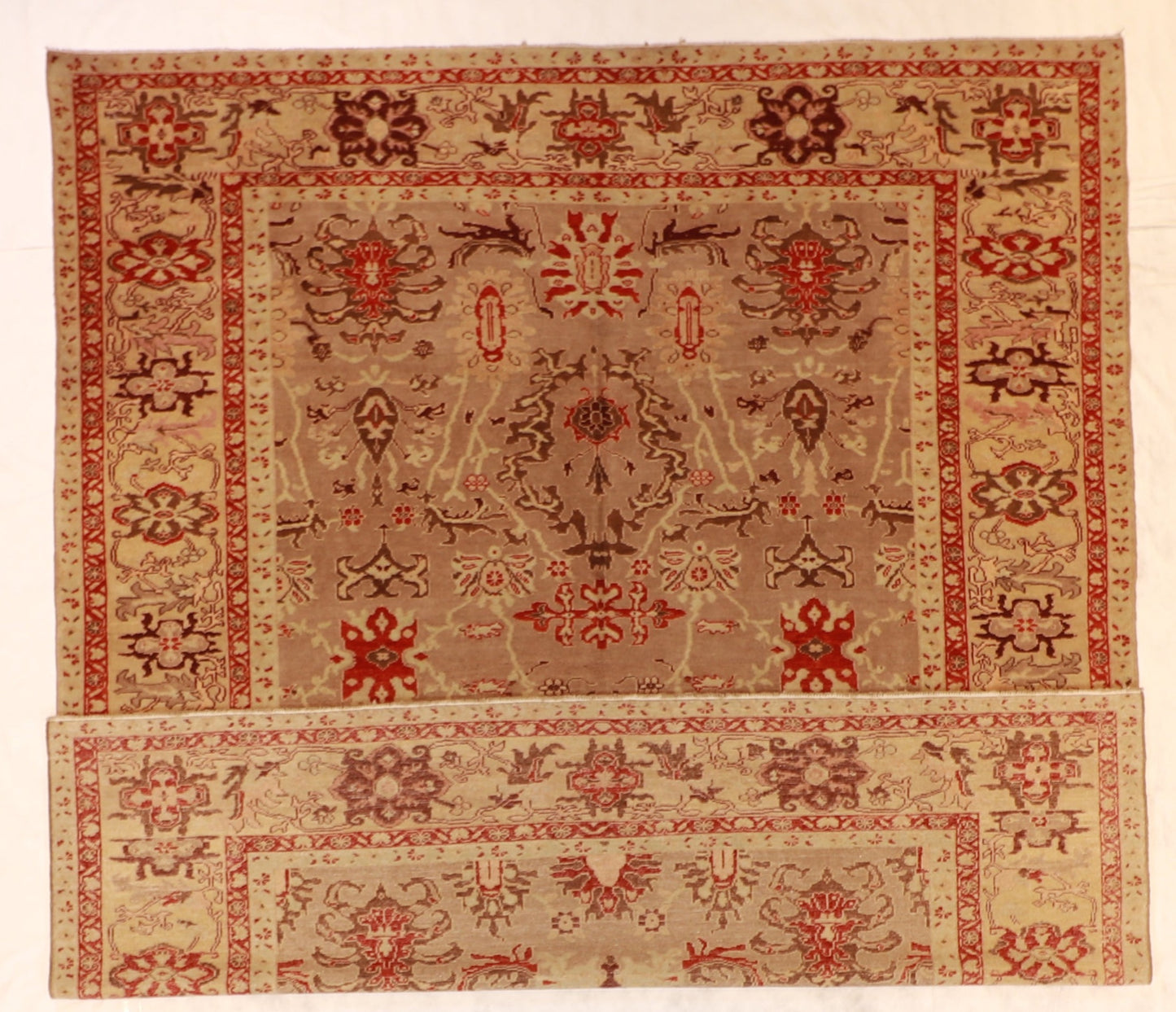 8x10 - Oushak Fine All Over Rectangle - Hand Knotted Rug