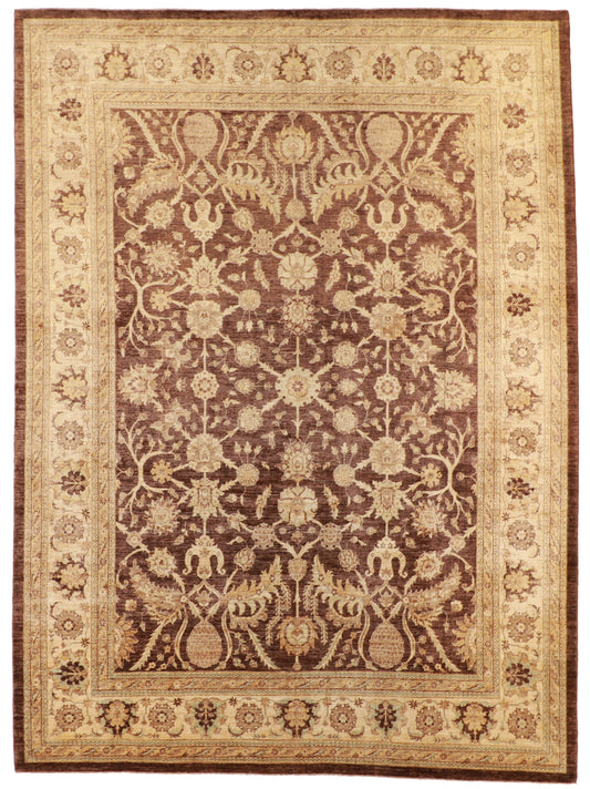 10x13 - Mahal Wool Floral Rectangle - Hand Knotted Rug