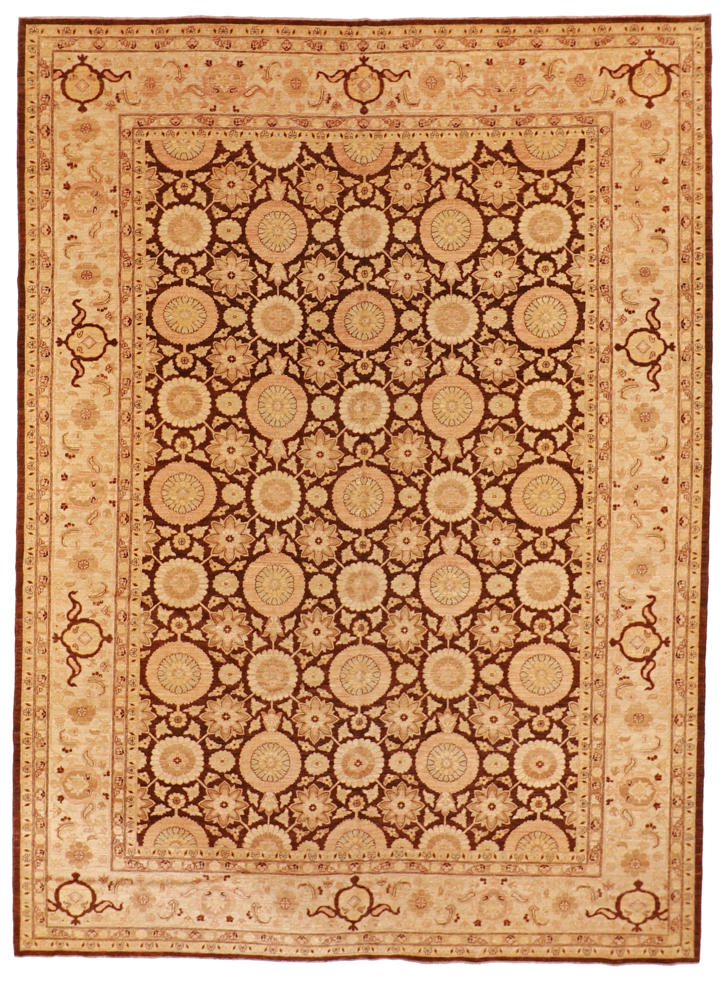 10x14 - Vermin Fine/Wool All Over Rectangle - Hand Knotted Rug