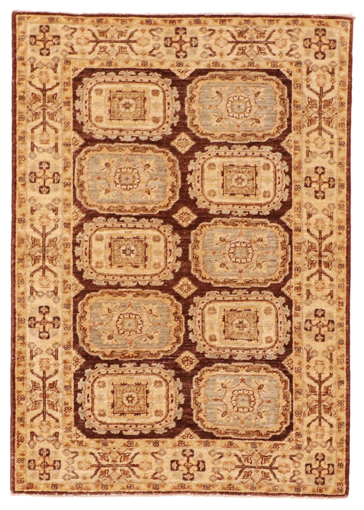 Runner - Bakhtiarie Fine/Wool All Over Rectangle - Hand Knotted Rug