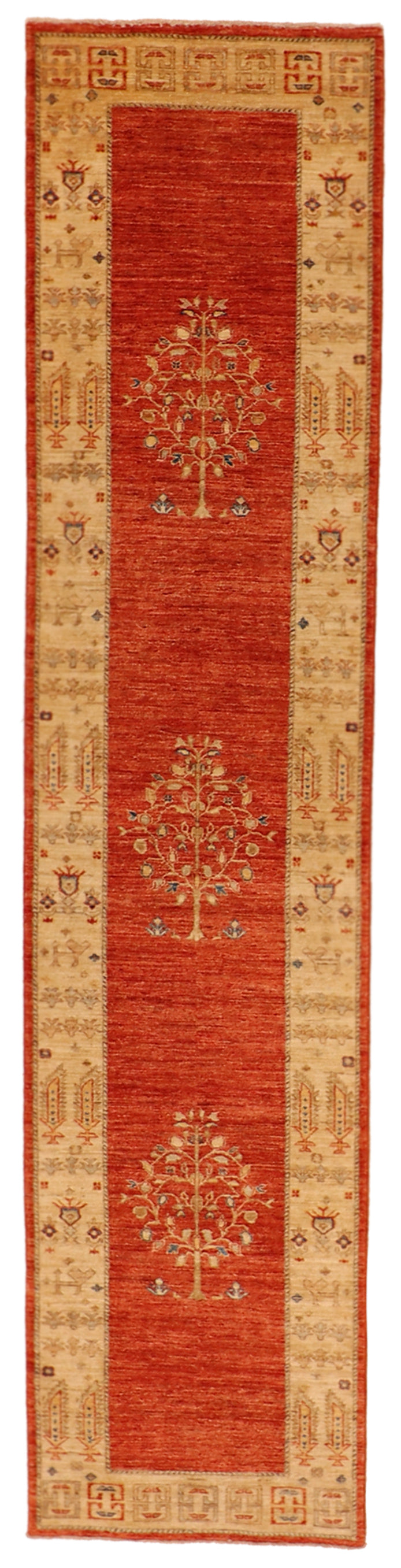 Runner - Tabriz Fine All Over Rectangle - Hand Knotted Rug