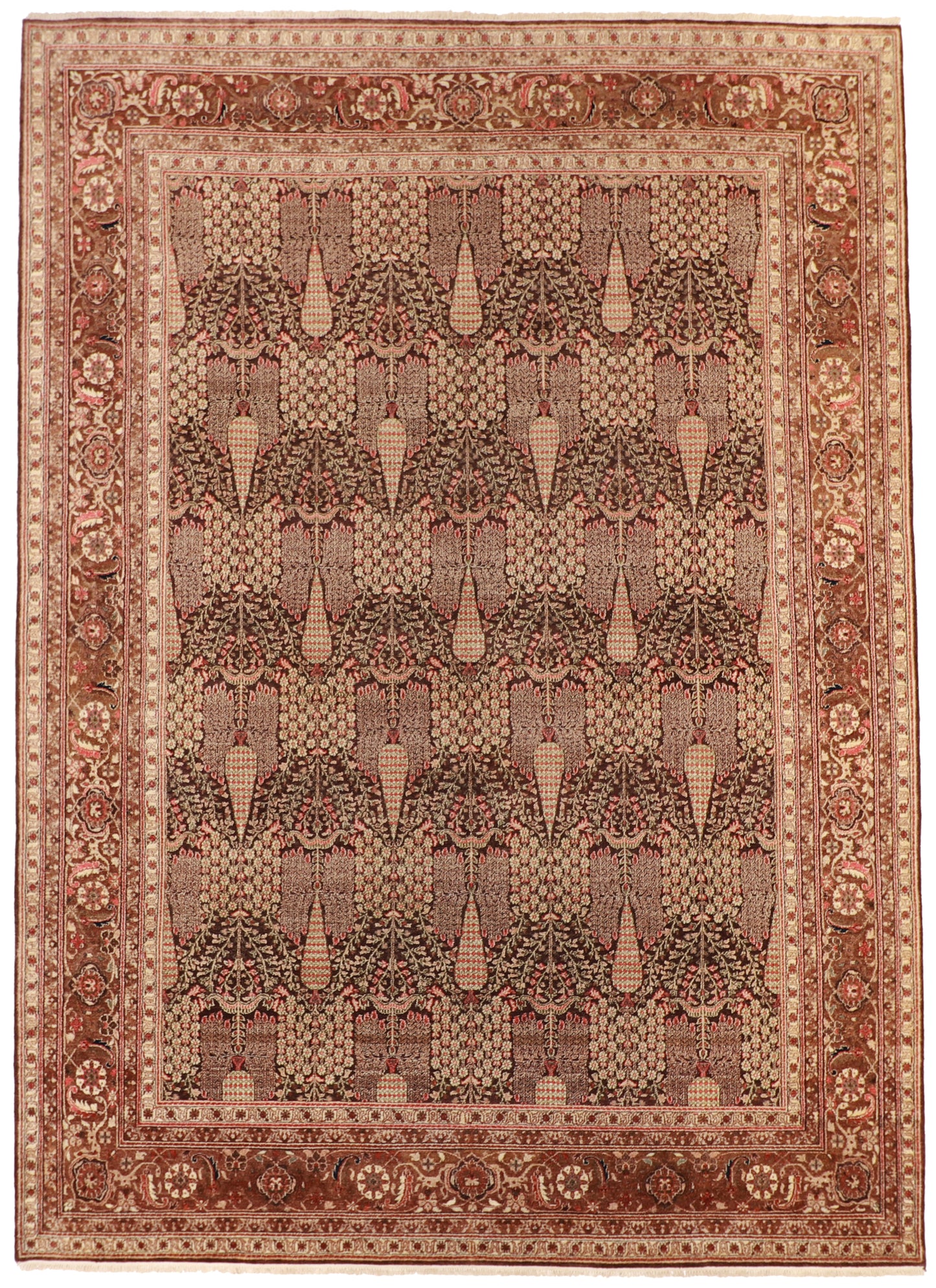 10x14 - Ingles Fine/Wool All Over Rectangle - Hand Knotted Rug