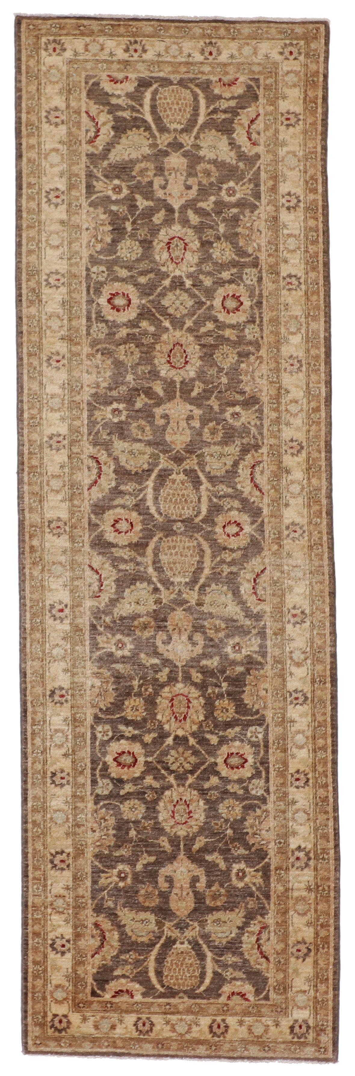 Runner - Sh Abbas Fine/Wool Floral Rectangle - Hand Knotted Rug