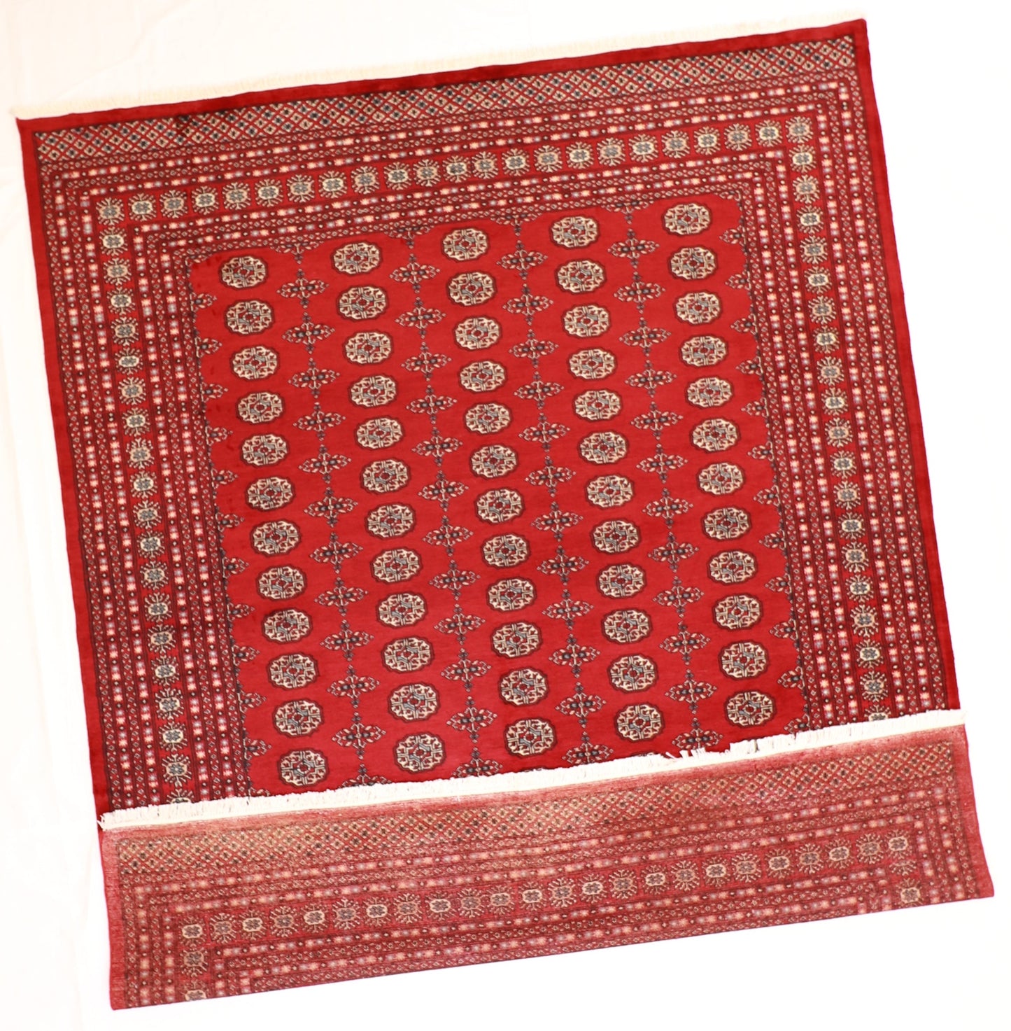 8x10 - Bokhara Fine Wool Geometric Rectangle - Hand Knotted Rug