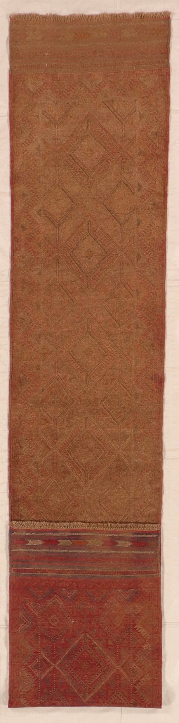 Runner - Baluch Fine Geometric Rectangle - Hand Knotted Rug